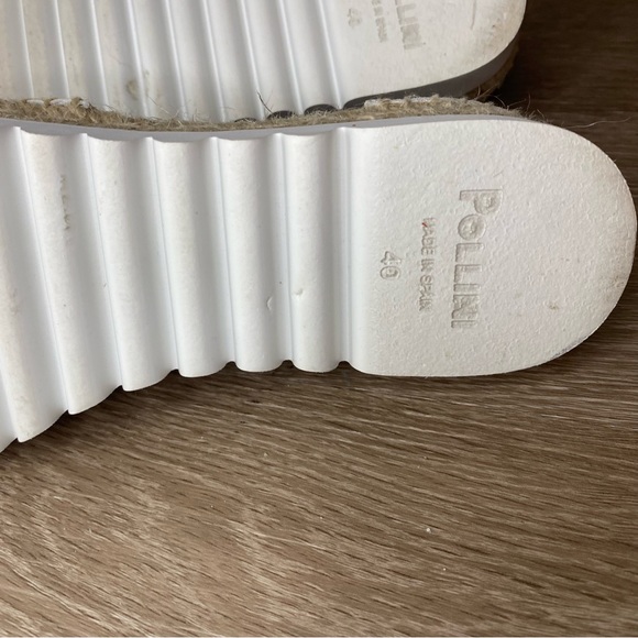 Pollini Espadrille in ivory/cream/white size EU 40 US 9.5 - Picture 6 of 8